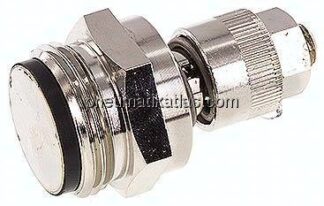 Vakuumregler mit Fremdleckage G 1", Messing vernickelt