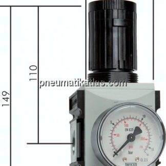 FUTURA Sicherheits-Druckregler (mit vorgeschaltetem, abschließbaren Kugelhahn und Befüllventil), G 3