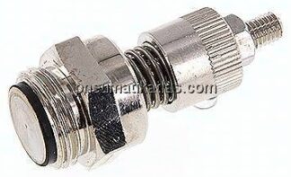 Vakuumregler mit Fremdleckage G 1/2", Messing vernickelt