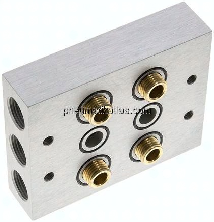 P-R-S-Leiste inkl. Hohlschrauben und Dichtungen für Ventilbaureihe M07 / P07