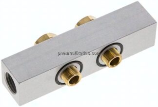 P-Leiste inkl. Hohlschrauben und Dichtungen für Ventilbaureihe M05 / P05