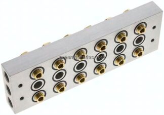 P-R-S-Leiste inkl. Hohlschrauben und Dichtungen für Ventilbaureihe M05 / P05