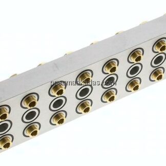 P-R-S-Leiste inkl. Hohlschrauben und Dichtungen für Ventilbaureihe M05 / P05