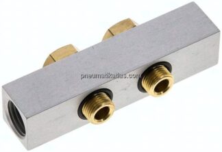 P-Leiste inkl. Hohlschrauben und Dichtungen für Ventilbaureihe M04 / P04