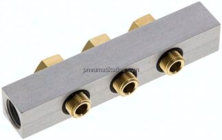 P-Leiste inkl. Hohlschrauben und Dichtungen für Ventilbaureihe M04 / P04