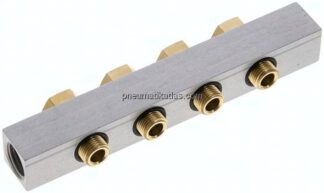 P-Leiste inkl. Hohlschrauben und Dichtungen für Ventilbaureihe M04 / P04