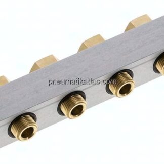 P-Leiste inkl. Hohlschrauben und Dichtungen für Ventilbaureihe M04 / P04