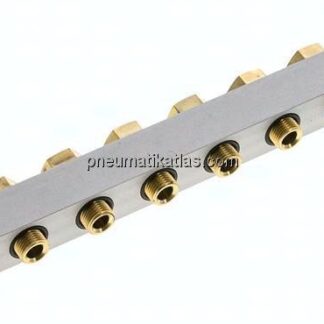 P-Leiste inkl. Hohlschrauben und Dichtungen für Ventilbaureihe M04 / P04