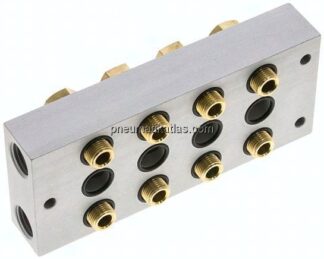 P-R-S-Leiste inkl. Hohlschrauben und Dichtungen für Ventilbaureihe M04 / P04