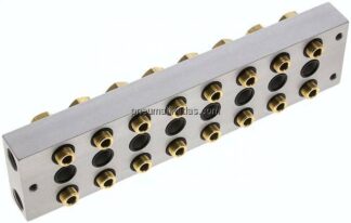 P-R-S-Leiste inkl. Hohlschrauben und Dichtungen für Ventilbaureihe M04 / P04