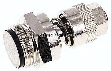 Vakuumregler mit Fremdleckage G 3/4", Messing vernickelt
