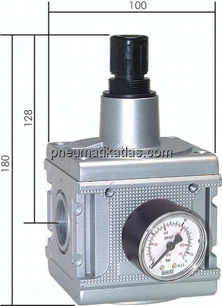 MULTIFIX Druckregler, abschließbar,G 3/4" 0,2 - 6bar