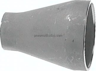 Reduzierstück 139,7x6,3mm - 76,1x5,0mm, P235GH-TC1 Stahl schwarz nahtlos