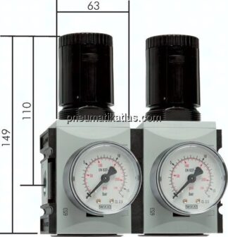 FUTURA Druckregler, G 3/8", 0,1 - 2bar
