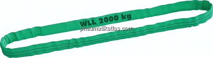 Rundschlinge EN 1492-2, Nutzlänge 5m, WLL 2000kg