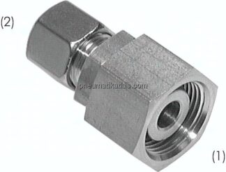Reduziereinsatz 18 L-10 L (M16x1,5), Klemmring 1.4571 (NC)