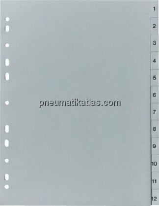 HERLITZ Kunststoffregister 1 - 12 (12 Blatt)