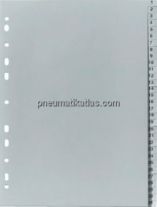 HERLITZ Kunststoffregister 1 - 31 (31 Blatt)