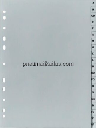HERLITZ Kunststoffregister A - Z (20 Blatt)