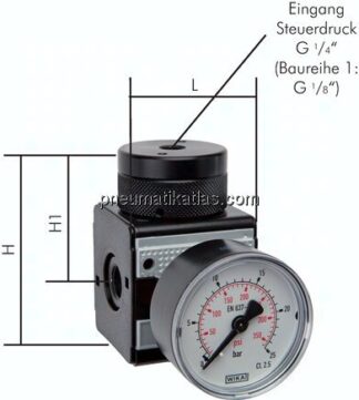 MULTIFIX Druckregler (Volumenbooster), G 3/4", Multifix 4
