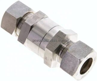 Hydraulik-Rückschlagventil 18 L (M26x1,5), Klemmring 1.4571 (NC)