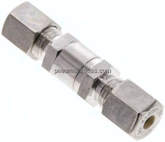Hydraulik-Rückschlagventil 6 S (M14x1,5), Klemmring 1.4571 (NC)