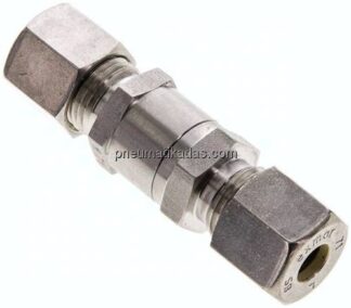 Hydraulik-Rückschlagventil 8 S (M16x1,5), Klemmring 1.4571 (NC)