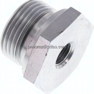 Hydraulik-Reduzierung G 1"(AG)-G 1/4"(IG), Stahl verzinkt, NBR-Dichtung