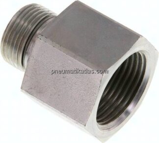 Hydraulik-Reduzierung G 3/4"(AG)-G 1"(IG), Stahl verzinkt, NBR-Dichtung