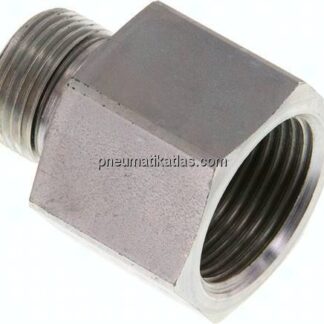 Hydraulik-Reduzierung G 3/4"(AG)-G 1"(IG), Stahl verzinkt, NBR-Dichtung