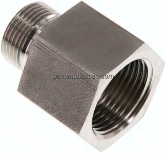 Hydraulik-Reduzierung G 3/4"(AG)-G 1"(IG), 1.4571, FKM-Dichtung