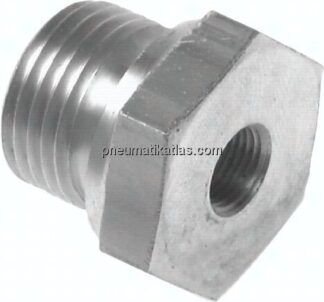 Hydraulik-Reduzierung G 3/4"(AG)-G 1/4"(IG), 1.4571, FKM-Dichtung