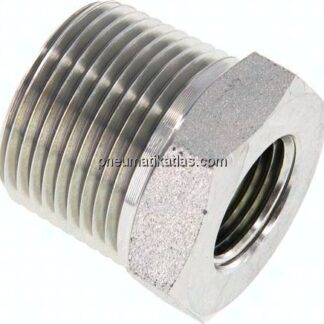 Reduziernippel NPT 1"(AG)-NPT 1/2"(IG), Stahl verzinkt