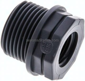 Reduziernippel G 1"(AG)-G 1/2"(IG), Polypropylen