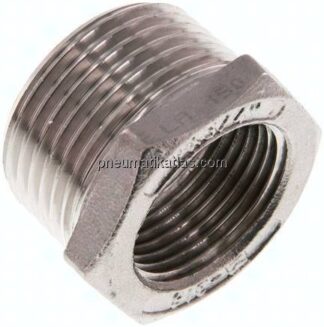 Reduziernippel R 1"(AG)-Rp 3/4"(IG), 1.4408