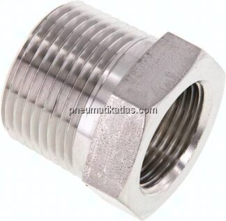 Reduziernippel NPT 1"(AG)-NPT 3/4"(IG), 1.4571