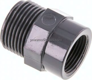 Reduziernippel G 1"(AG)-Rp 3/4"(IG), PVC-U