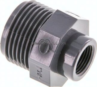 Reduziernippel G 1"(AG)-Rp 3/8"(IG), PVC-U
