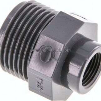 Reduziernippel G 1"(AG)-Rp 3/8"(IG), PVC-U