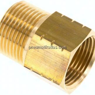 Reduziernippel R 1"(AG)-NPT 1"(IG), Messing