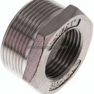 Reduziernippel R 1-1/2"(AG)-Rp 1"(IG), 1.4408
