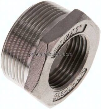 Reduziernippel R 1-1/2"(AG)-Rp 1"(IG), 1.4408