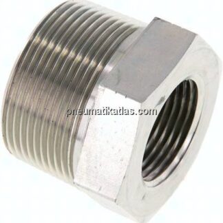 Reduziernippel NPT 1-1/2"(AG)-NPT 1"(IG), Stahl verzinkt