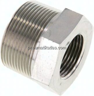Reduziernippel NPT 1-1/2"(AG)-NPT 1"(IG), Stahl verzinkt