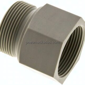Gewindeverlängerung G 1-1/2"-38mm, Polypropylen