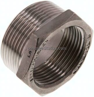 Reduziernippel R 1-1/2"(AG)-Rp 1-1/4"(IG), 1.4408