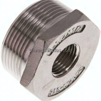 Reduziernippel R 1-1/2"(AG)-Rp 1/2"(IG), 1.4408
