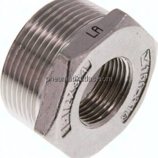 Reduziernippel R 1-1/2"(AG)-Rp 3/4"(IG), 1.4408