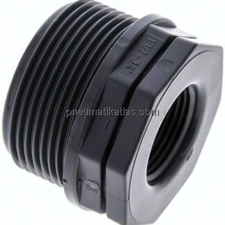 Reduziernippel G 1-1/2"(AG)-G 3/4"(IG), Polypropylen