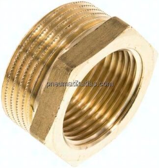 Reduziernippel G 1-1/4"(AG)-G 1"(IG), Messing